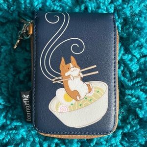 Loungefly corgi sushi cardholder
